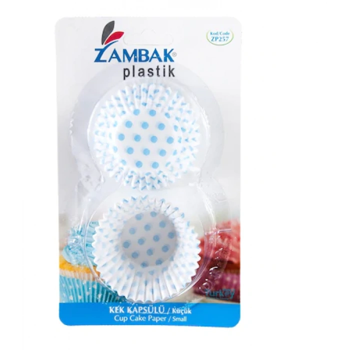 Kek Kapsülü Baskılı Küçük ( 80 Paket )