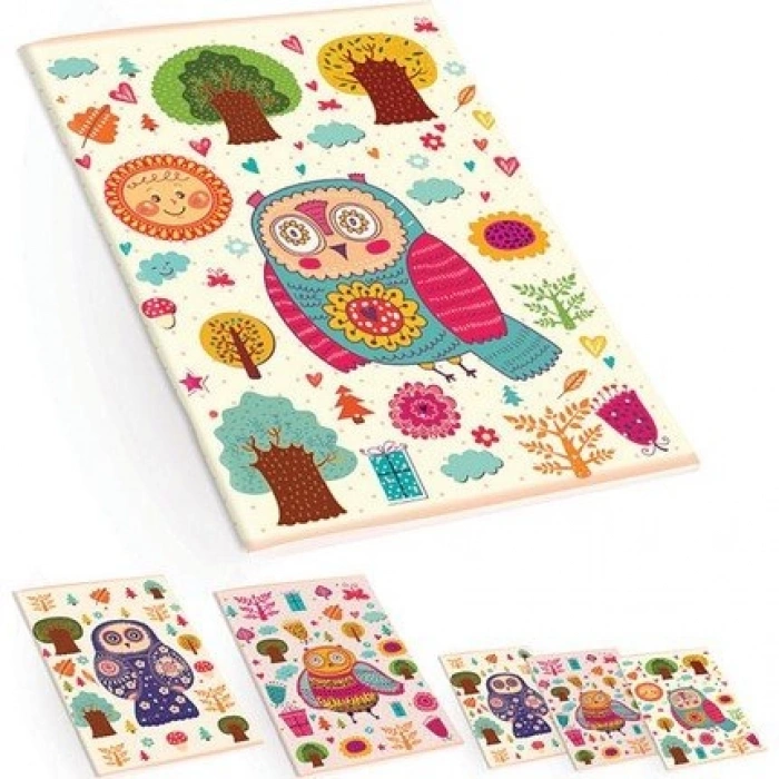 Keskin Color A5 40 Yaprak Çizgili Pp Kapak Dikişli Defter