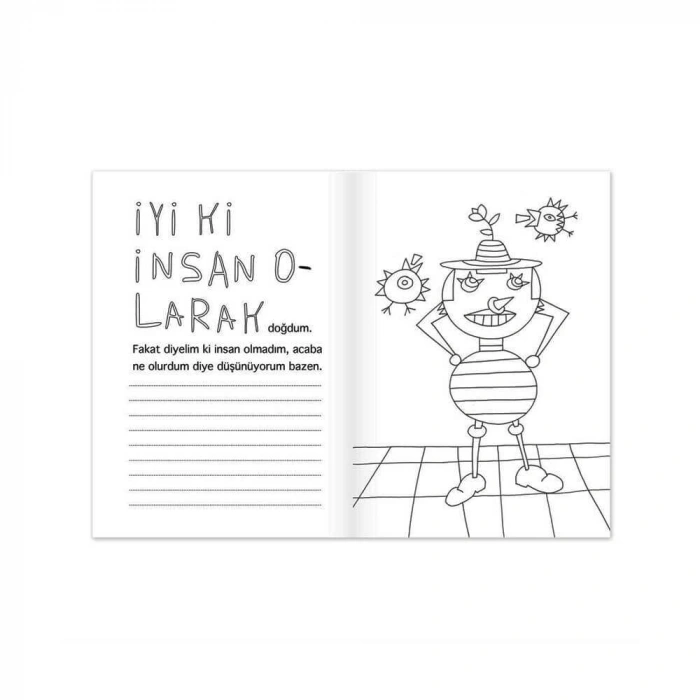 Keskin Color Ayça Şen Öykü ve Tek Renk Boyama Kitabı