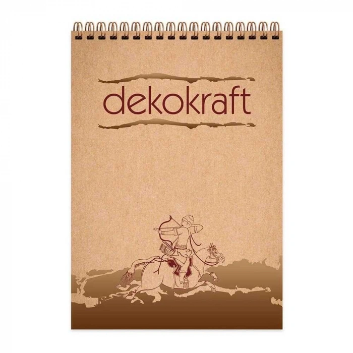 Keskin Color Bloknot A4 Dekokraft Spiralli 100 Yaprak Kareli