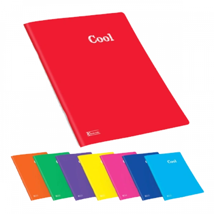 Keskin Color Defter Plastik Kapak Dikişli Cool A4 80 YP Kare