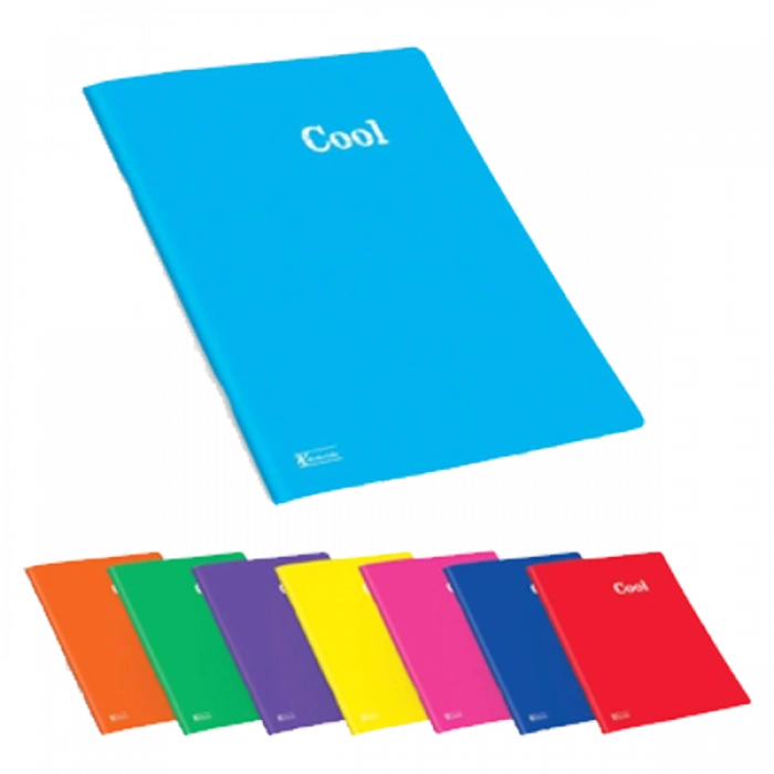 Keskin Color Defter Plastik Tel Dik.Cool A5 40 YP Kare