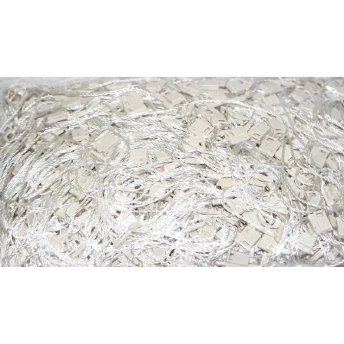 Kilitli Etiket İpi Beyaz Renk