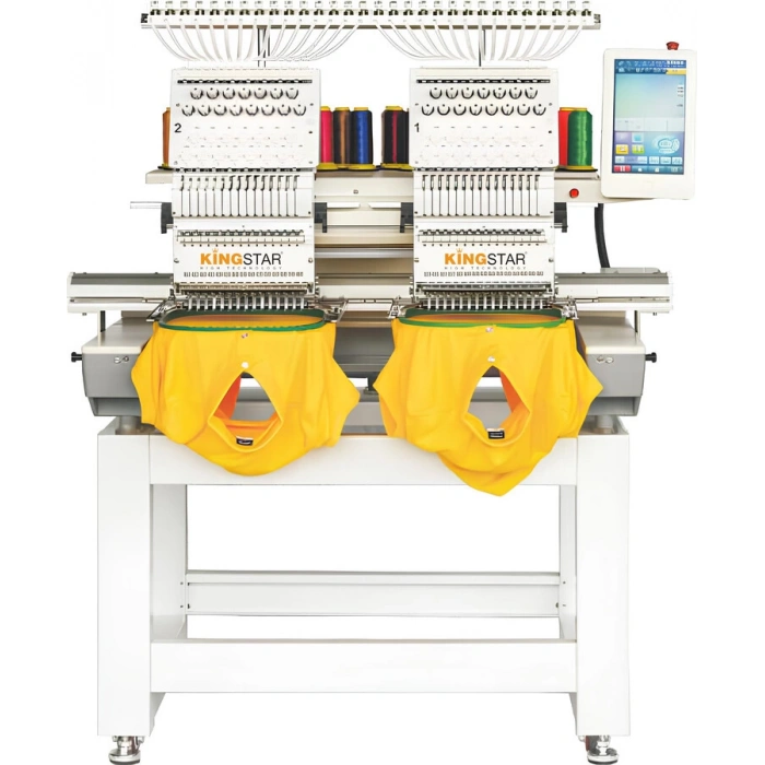 Kingstar 1202 2 Kafa 12 İğne Nakış Makinası (40x45cm)