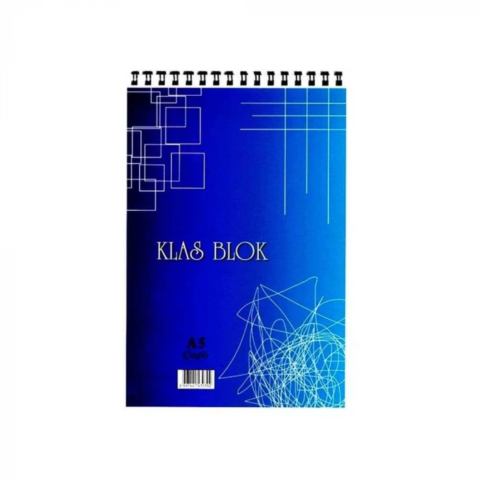Klas Spiralli Kareli Bloknot A5 40 Yaprak