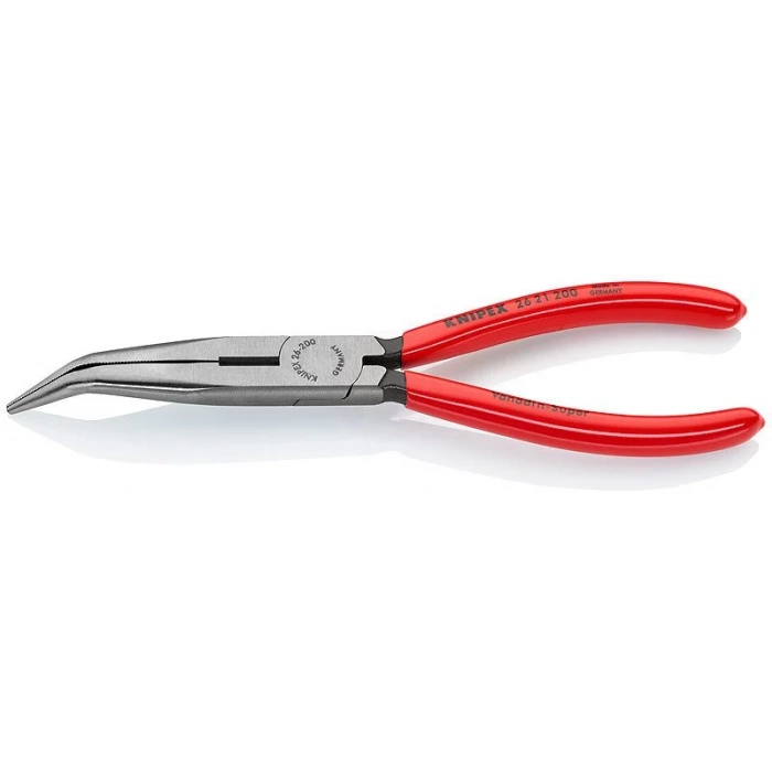 Knipex 26 21 EĞRİ UZUN KARGABURUN 200 MM - KNI2621200