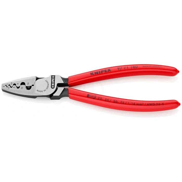 Knipex 97 71 YÜKSÜK SIKMA PENSİ 180 MM - KNI9771180