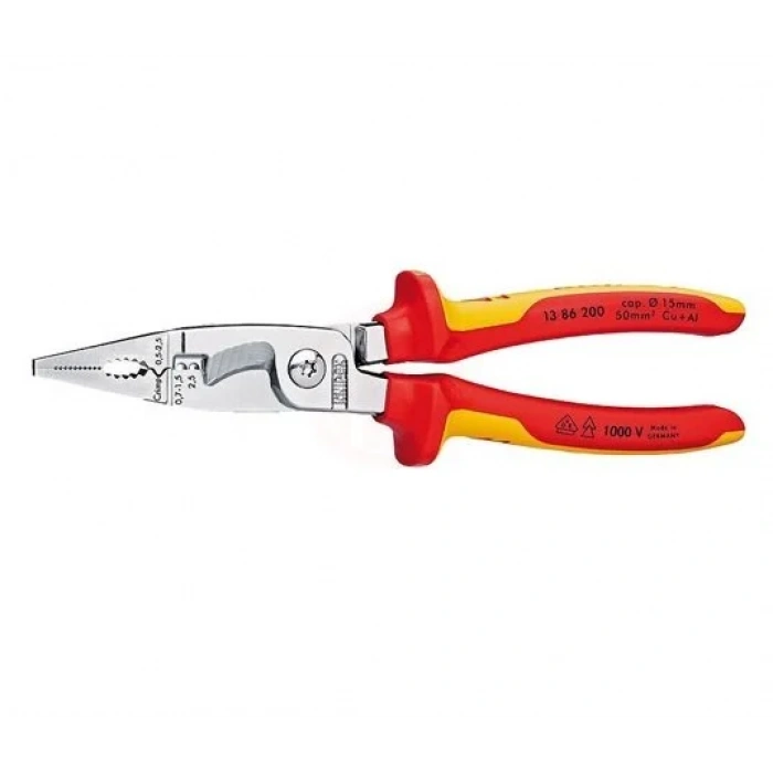 Knipex 97 78 Yüksük Sıkma Pensi Vde 180 Mm - KNI9778180