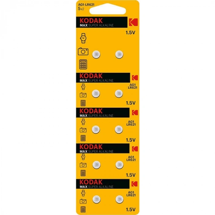 KODAK AG1/LR621 MAX ALKALİN DÜĞME PİL ((2 ADET)) 30416291