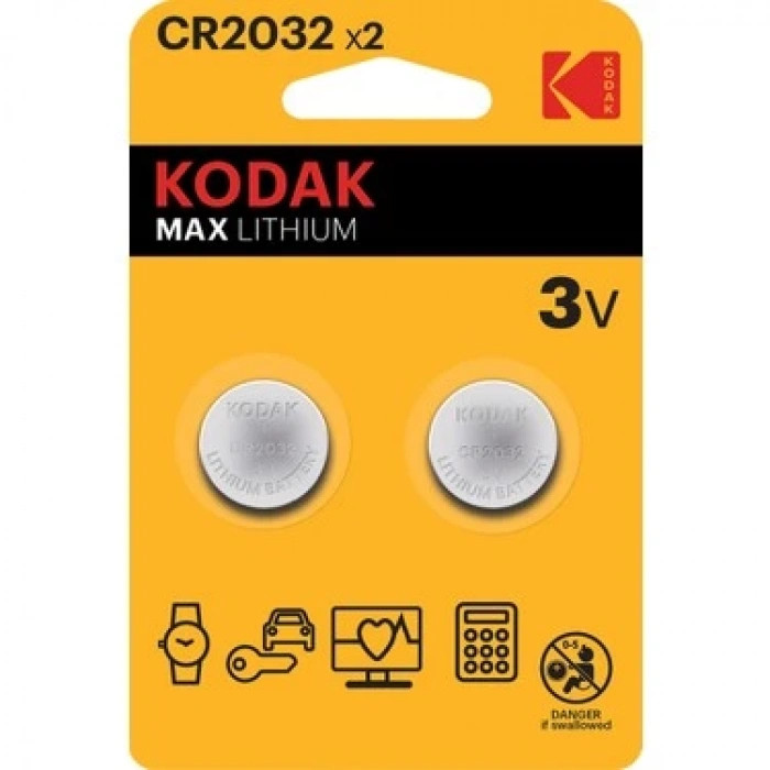KODAK 30417687 CR2032 ULTRA LİTYUM PARA PİL 2 Lİ BLİSTER 288756