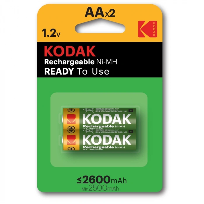 KODAK 30955080 KAAHR-2 2600 mAh.2 Lİ ŞARJLI KALEM PİL 383098