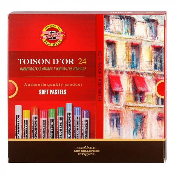 Koh-i Noor Toison Dor Soft Pastel Boya Seti 24 Renk