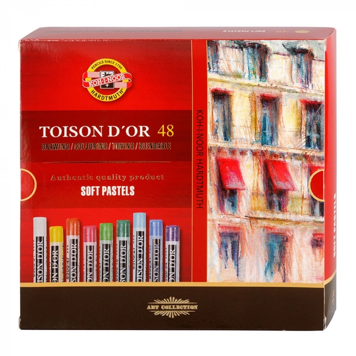 Koh-i Noor Toison Dor Soft Pastel Boya Seti 48 Renk