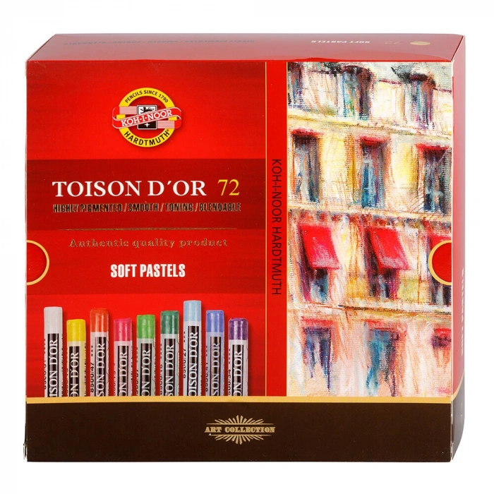 Koh-i Noor Toison Dor Soft Pastel Boya Seti 72 Renk