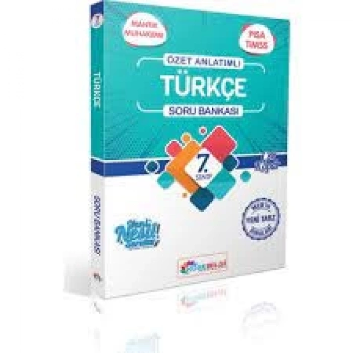 Köşebilgi  7.Sınıf Türkçe Özet Bilgili Soru Bankası 2022