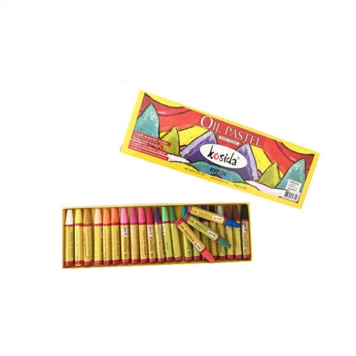 Kosida Pastel Boya 24 Renk Karton Kutu (KSYP-24)