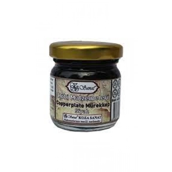 Koza Sanat Copperplate Mürekkebi 40ml Siyah