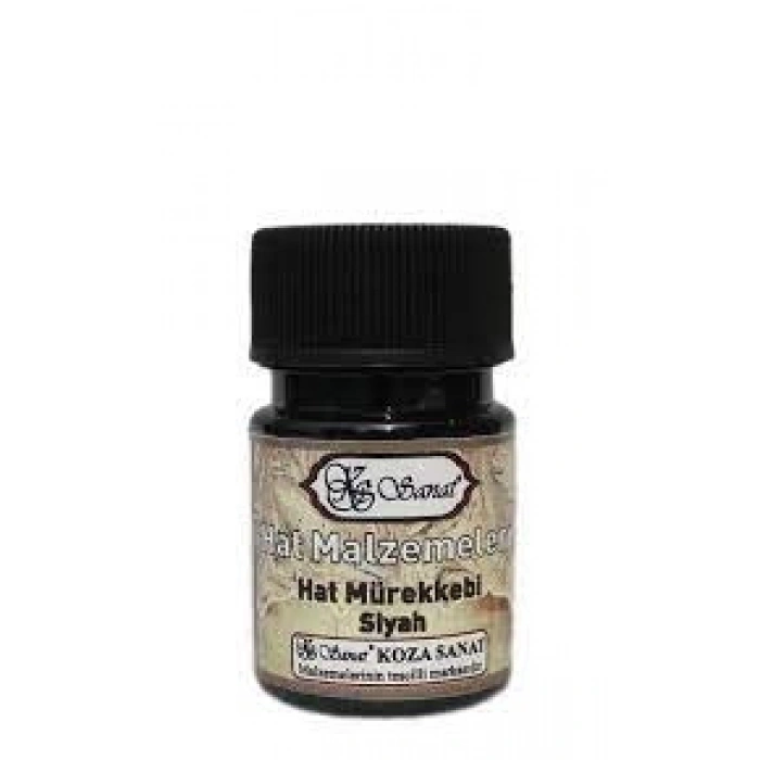 Koza Sanat Hat Mürekkebi 25cc Siyah