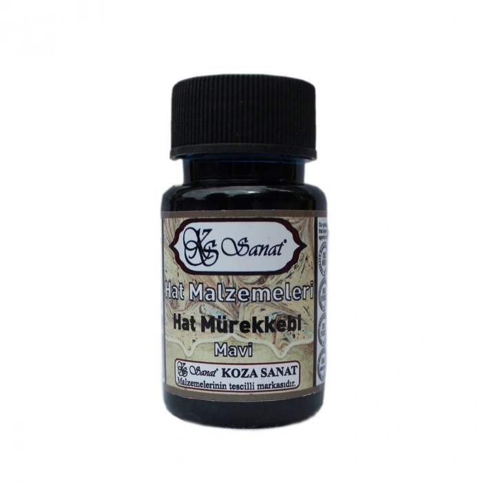 Koza Sanat Hat Mürekkebi 50cc Mavi