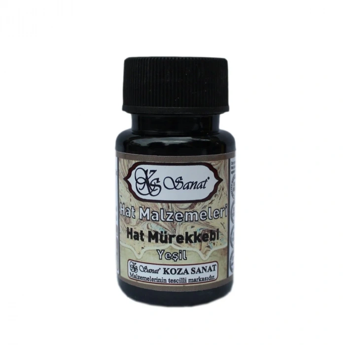 Koza Sanat Hat Mürekkebi 50cc Yeşil