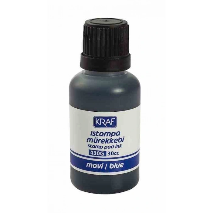 Kraf 430G Istampa Mürekkebi 30cc Mavi