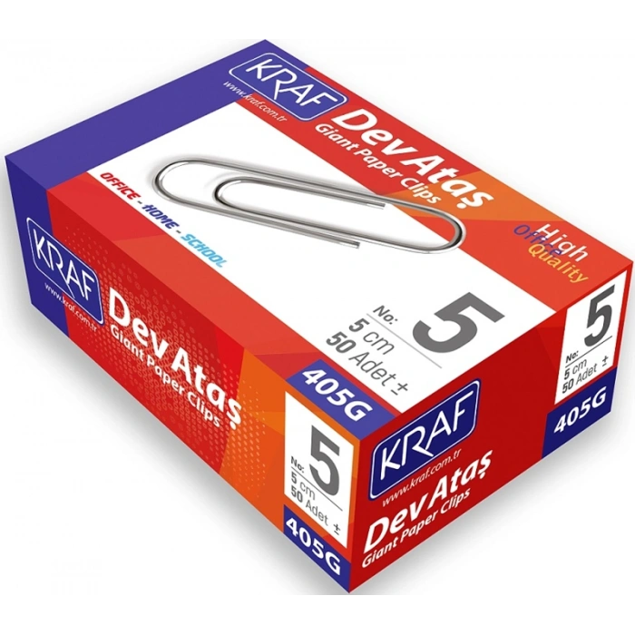 Kraf Ataş No:5 50 mm. 50 Adet