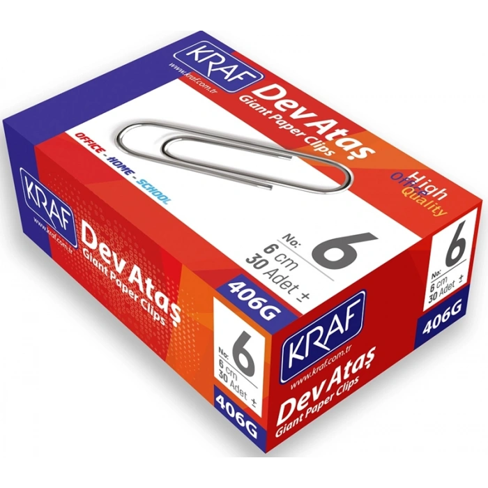 Kraf Ataş No:6 60 mm. 30 Adet