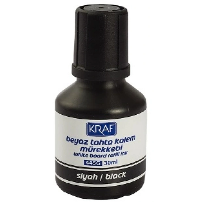 Kraf Beyaz Tahta Kalemi Mürekkebi 30 ml. SİYAH