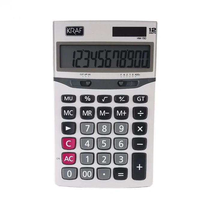 Kraf Hesap Makinesi Masaüstü 12 Hane HM-150