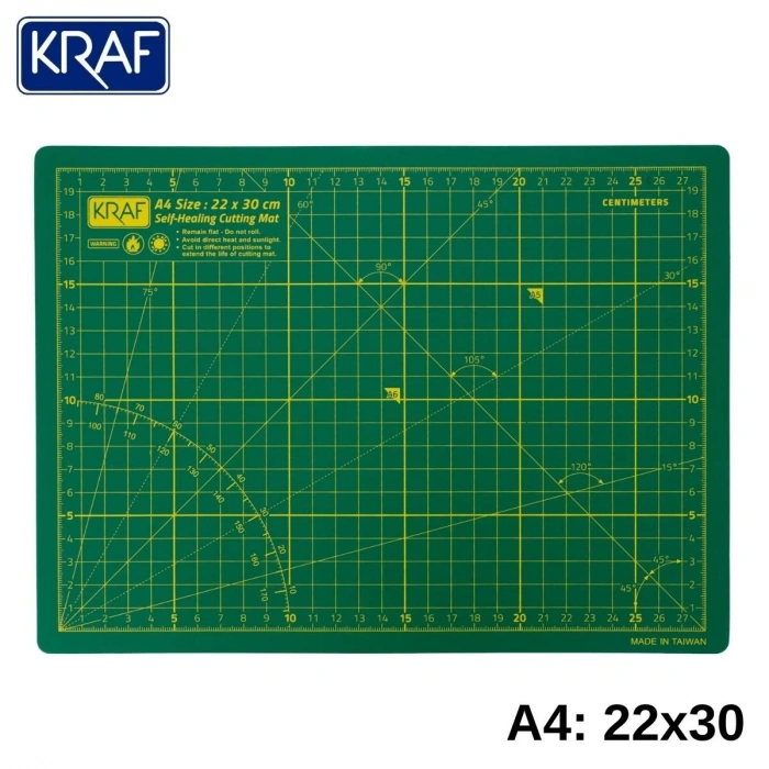 Kraf Kesim Matı Çift Taraflı 3mm A4 30x22cm 3004G