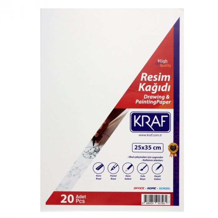 Kraf Resim Kağıdı 110gr 25x35cm 20li