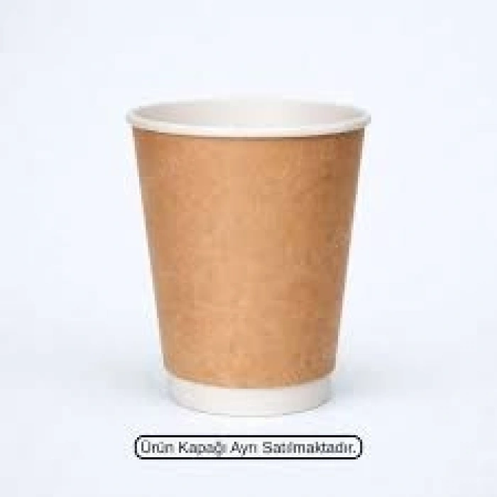 KRAFT DOUBLE WALL 16 OZ ( 500 ML ) KARTON BARDAK ARNES 500 ADET