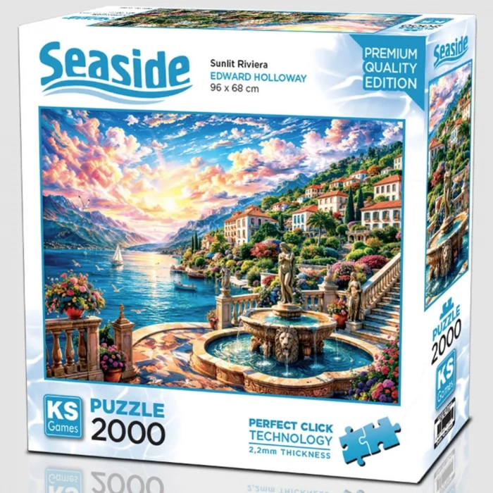 Ks Games Puzzle 2000 Sunlit Riviera 22541