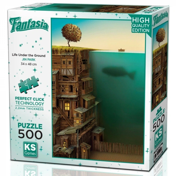 Ks Games Puzzle 500 Parça Life Under The Ground 20045