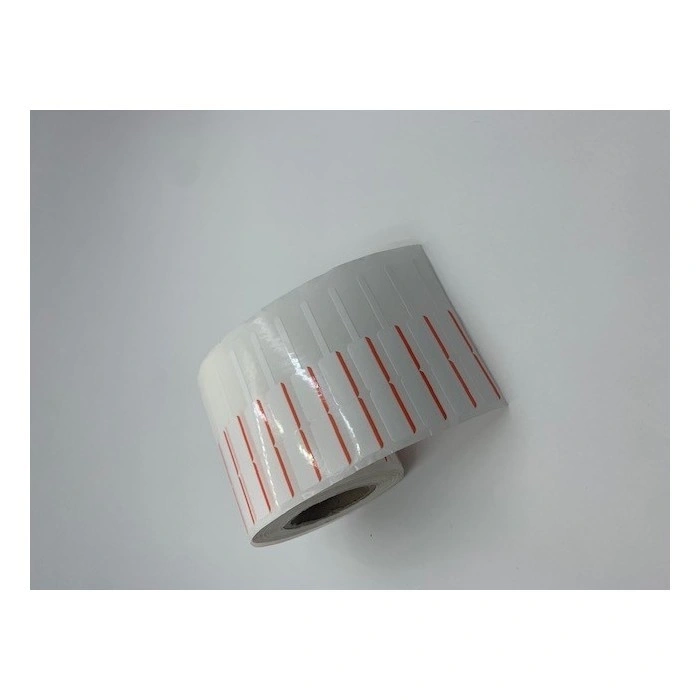 KUYUMCU ETİKETİ RENKLİ ÇİZGİLİ (İTHAL)10 X 72 1250 ADET KIRMIZI