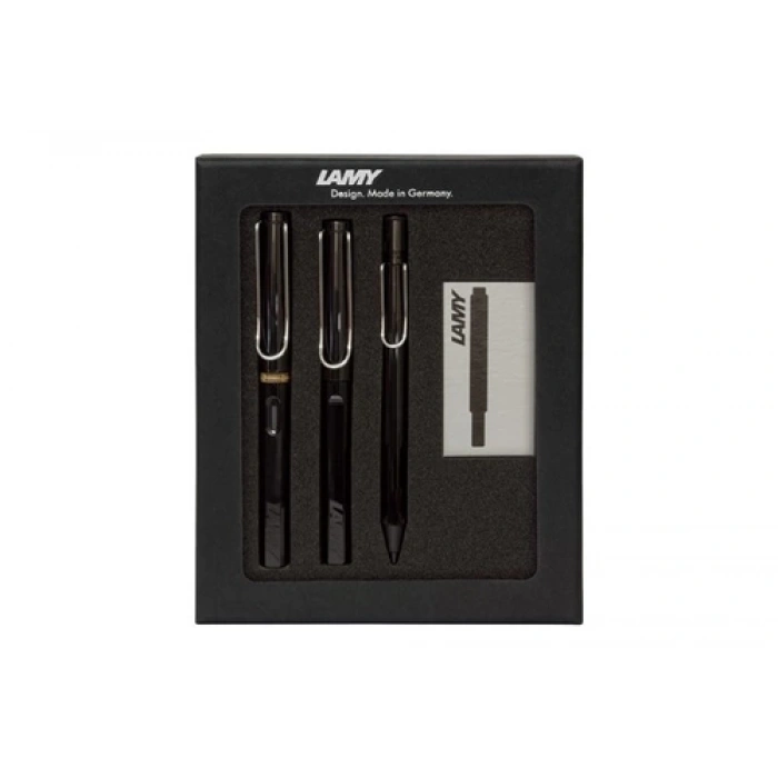 LAMY SAFARI 3LU KALEM SETI DRV SEFFAF K SIYAH