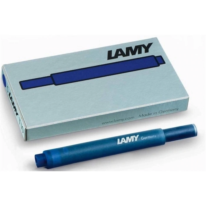 Lamy T10 Dolma Kalem Kartuşu 5li Kutu MAVİ-SİYAH