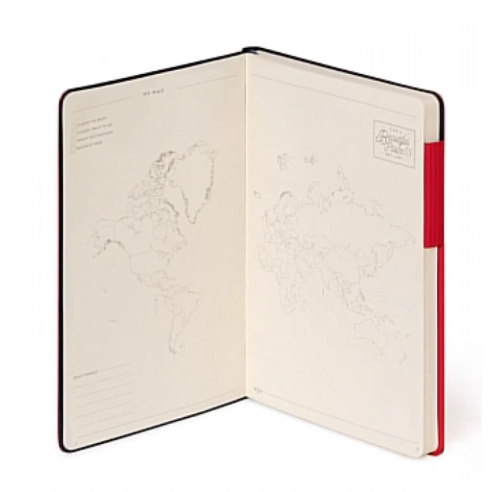 LEGAMİ MYNOT0166 MY NOTEBOOK DEFTER YS MEDİUM ÇİZGİLİ KIRMIZI