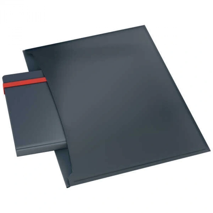 Leitz Cosy Çıtçıtlı, 2 Cepli Gizlilik Dosyası A4 Gri