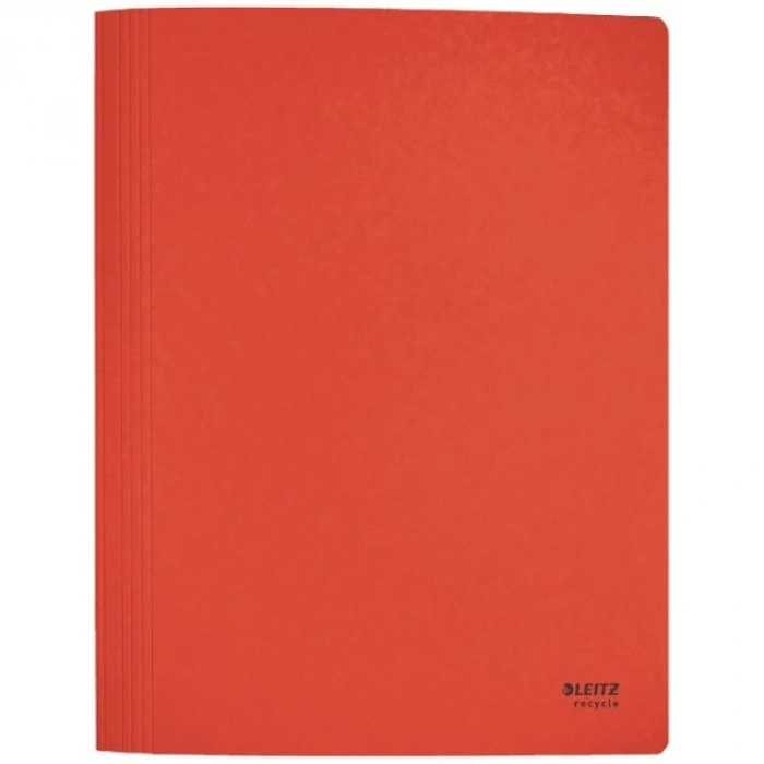 LEITZ RECYCLE A4 KARTON TELLİ DOSYA KIRMIZI 3904-25