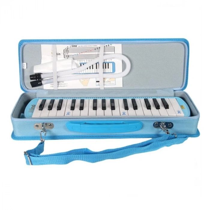 Lino Melodika 32 Tuşlu Çantalı Pastel Mavi