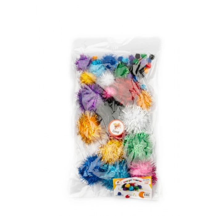 Lino Simli Ponpon Karışık 40lı