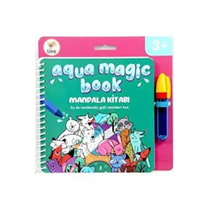 LINO TFL-1003 AQUA MAGIC BOOK MANDALA SİHİRLİ BOYAMA KİTABI