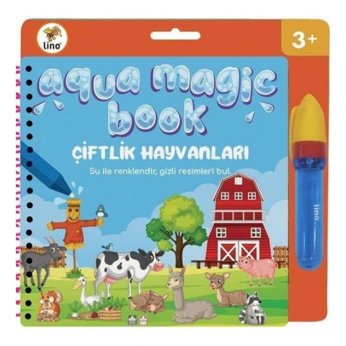 LINO TFL-1007 AQUA MAGIC BOOK ÇİFTLİK SİHİRLİ BOYAMA KİTABI