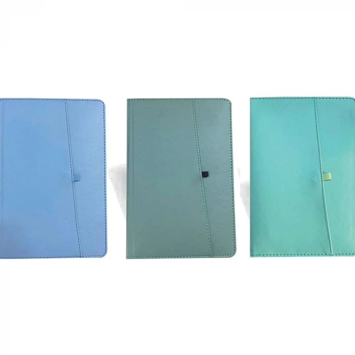 Liz Suni Deri Yeni Soft Yandan Cepli Defter 112 Yp 13x21