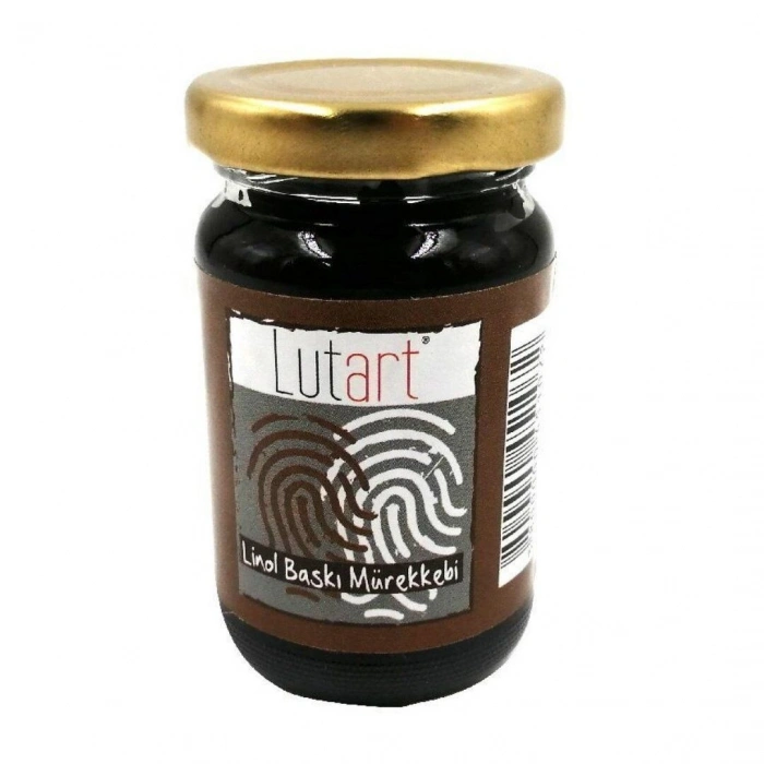 Lutart Linol Baskı Mürekkebi 100 ml. KAHVERENGİ