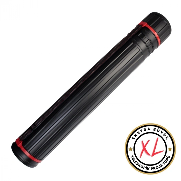 Lutart Proje Tüpü 12,5x77x135cm Siyah