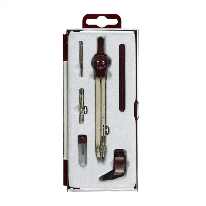 Lutek Tek Kırmalı Pergel Seti 5 Parça LT-2006