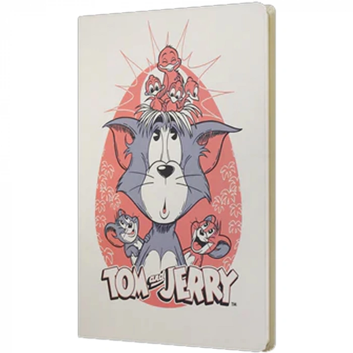 Mabbels Sert Kapak Butik Defter Tom And Jerry Krem 80 YP 15x21 DFT-388111