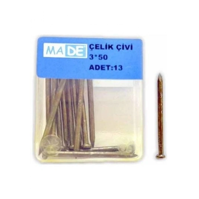 Made Çelik Çivi 3x50 mm (1 Kutu/13 Adet)